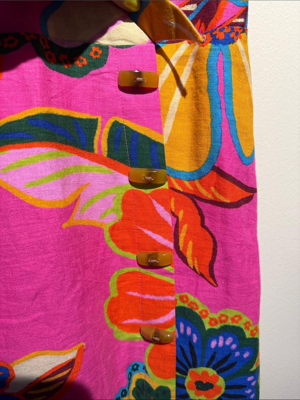 FARM Rio Pink Full Garden Mini Dress - Picture 5 of 9